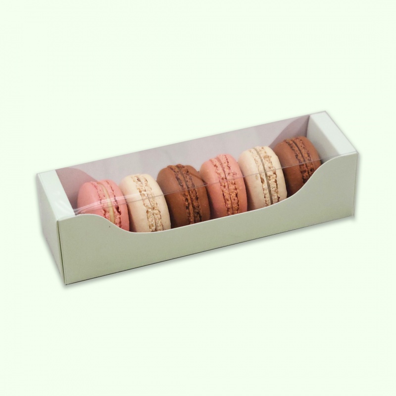 Pastry Chef S Boutique Bim Lg Deluxe Bi Frame Macaron Cardboard Wit