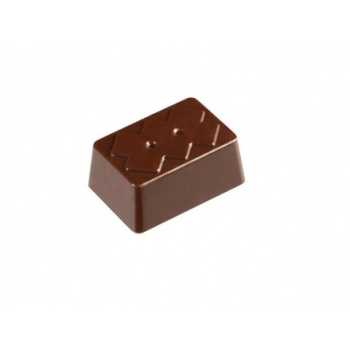 Pavoni SP1244 Chocolate Polycarbonate Mold Rectangle 32x 22x14mm - 10gr - 24 Cavity - SP1244 Traditional Molds