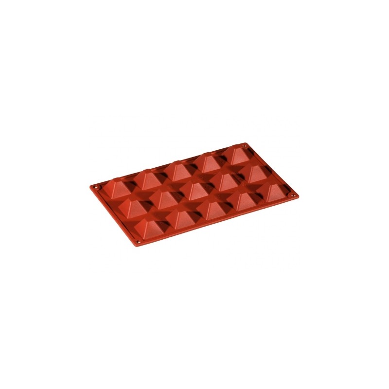 Pavoni FR013 Formaflex Silicone Mold - Mini Piramide-15 Cavity