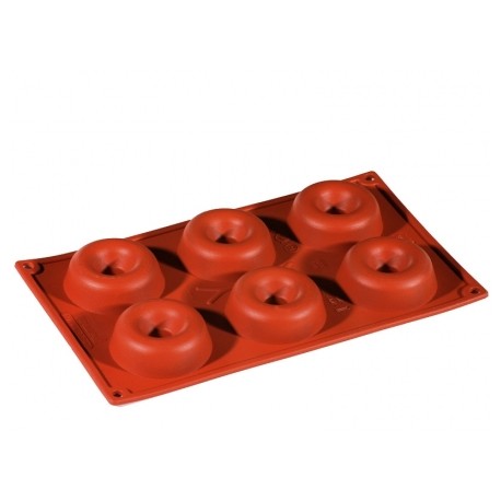 silicone round 6 cavity mold