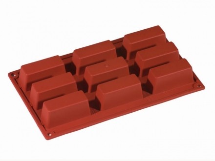 Pavoni FR028 Formaflex Silicone Mold - Rectangular Cakes - 80x30x30