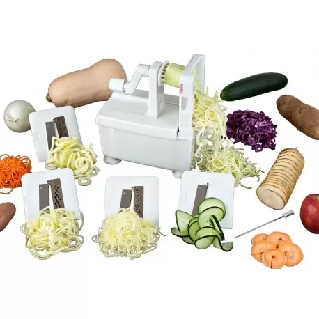 Paderno Vegetable Spiral Slicer 4 Blade 5 Cut for Chefs A4982800