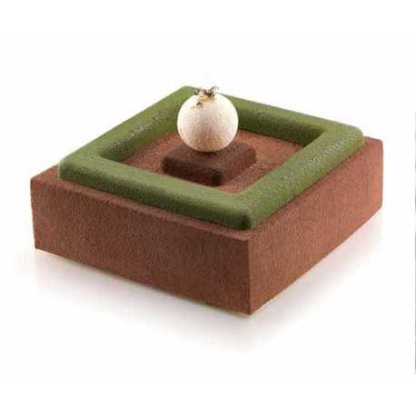 Silikomart Square Inserts Mold for Entremets 40x40mm to 240x240mm H 10 mm