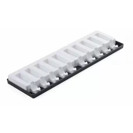 Silikomart 25.373.87.0065 Silikomart Set of 2 Ice Cream Molds - Tray and 50 Sticks - Mini Pick Bar 60 x 20 h 20 mm Ice Cream ...