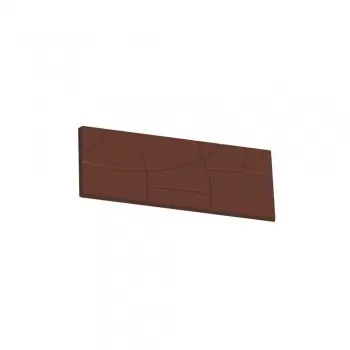 Fat Daddio's PCM-1733 Polycarbonate Chocolate Bars Mold - Breakaway Bar - 4 Cavities - 50gr Tablets Molds