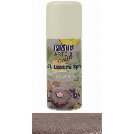 PME 398609 PME Edible Lustre Spray - 100ml - Silver