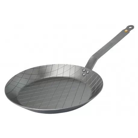 De Buyer 5616.24 De Buyer Round Steak Iron Pan Mineral B Element- Ø 9 1/2'' Mineral B Element Cookware