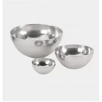 De Buyer 3133.16 De Buyer Stainless Steel Hemisphere Dome Mold - Ø 160mm Shaped Cake Pans