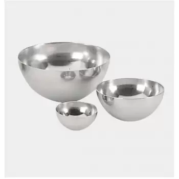 De Buyer 3133.10 De Buyer Stainless Steel Hemisphere Dome Mold - Ø 100mm Shaped Cake Pans