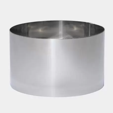 De Buyer 3912.12 De Buyer Stainless Steel High Bread Round Ring for Pain Surprise - Ø12cm H 8cm 90cl. Bread Ring