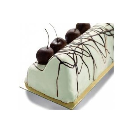 Matfer Bourgeat Buche Cake Mold - Semi Circular