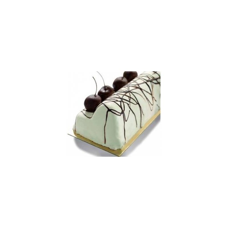 Matfer Bourgeat Buche Cake Mold - Semi Circular