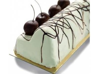 Matfer Bourgeat Buche Cake Mold - Semi Circular