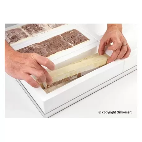 Silikomart TORTA BUCHE Silicone Log Mold 9.84 x 3.54 h 2.76 inches