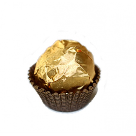 Foil Wrapped Gold Chocolate Shaped Bar