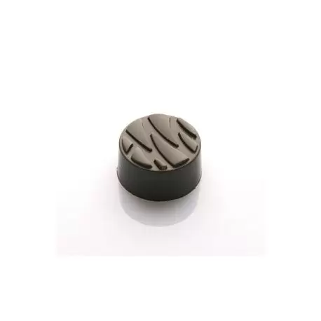 Chocolat Form CF0304 Polycarbonate Chocolate Mold Round Ø28x14 mm - 9 gr - 3x8 cav - 135x275x24 Modern Shaped Molds