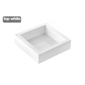 Silikomart 27.516.87.0098 Silikomart Professional Tortaflex Square Mold - Size: 160mm x 160 mm x 50 mm - Volume: 1273 ml Sili...