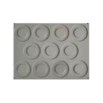 Pavoni Decoration Silicone Mold ANELLO PICCOLO - GG001 - 11 Indents - mm Ø 90 X 3,5 mmH Vol: 15 ml