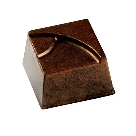 Martellato MA1968 Polycarbonate Chocolate Molds - Square 25x25x15mm - 30 Cavity Traditional Molds