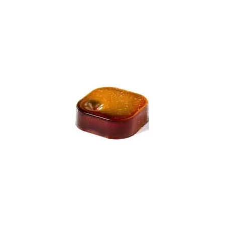 Martellato MA1986 Polycarbonate Chocolate Praline Mold - 28 pcs 30x30 h11mm - 11 gr approx Modern Shaped Molds