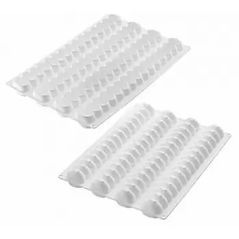 Silikomart 32.146.87.0065 Silikomart MODULAR FLEX INFINITY - 375x47 h 40 mm - 4 Cavities Silikomart Silicone Molds