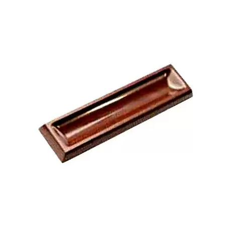 Polycarbonate Chocolate Long Bar Mold with Deep Indentation - 82.50 x 22.5 x 6.50 mm - 7.7gr - 3x6 Cavity