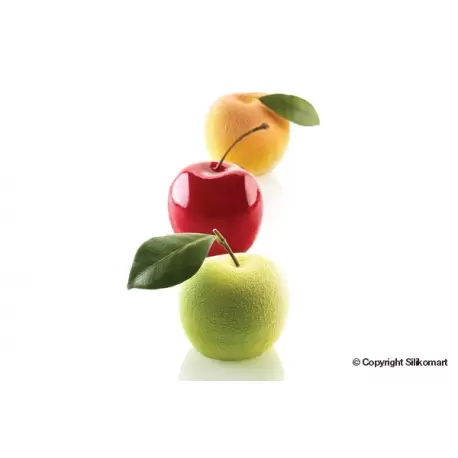 Silikomart MELA CILIEGIA & PESCA 115 Professional Silicone Apple Cherry Mold Ø 60 h 55 mm - 5 Cavity - 115ml each.