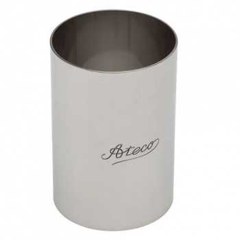 Ateco 4909 Ateco Stainless Steel Individual Pastry Ring - Round 2'' diam. 3'' high Individual Cake Rings