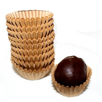 Glassine Truffle Cups - COLORS & PRINTS - Chocolate Man