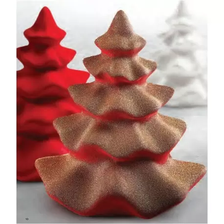 Pavoni KT163 Pavoni Thermoformed Mold - TUTU - Christmas Trees Ø 140x 150mm H - Weight: 200 g - 2sets Holidays Molds