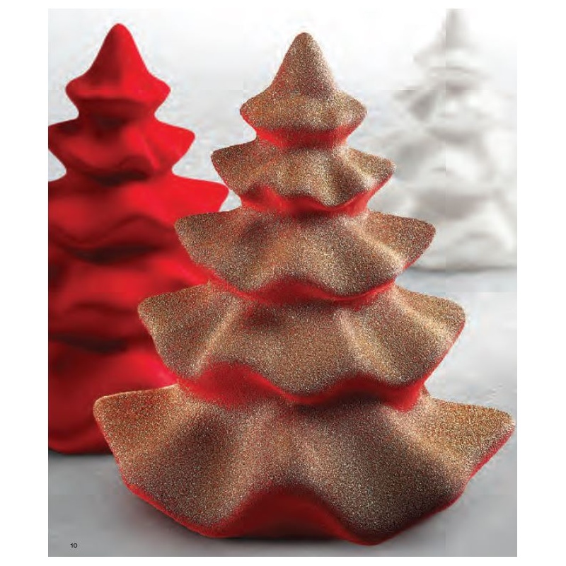 Pavoni KE092 Pavoni Entremet Christmas Tree Yule Log Cake Mold - SN