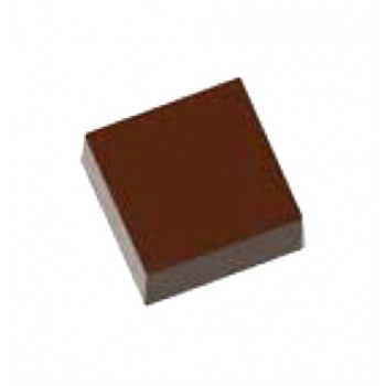 Happy Date 40-Cavity Square Caramel Candy Silicone Molds,Chocolate