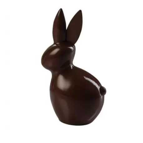 Martellato MAC616S Thermoformed Easter Rabbit Chocolate Mold - 90x60x152 mm - 100 gr Easter Molds