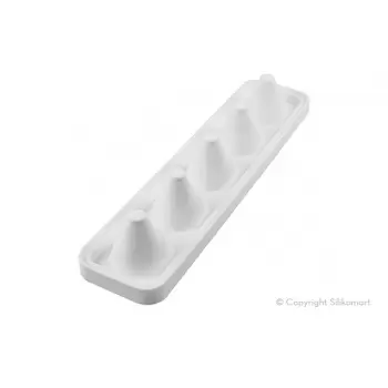 Silikomart Professional PERA & FICO 115 Pear Silicone Mold - 60 x 55 x 76 mm - 5 Cavity - 115 ml