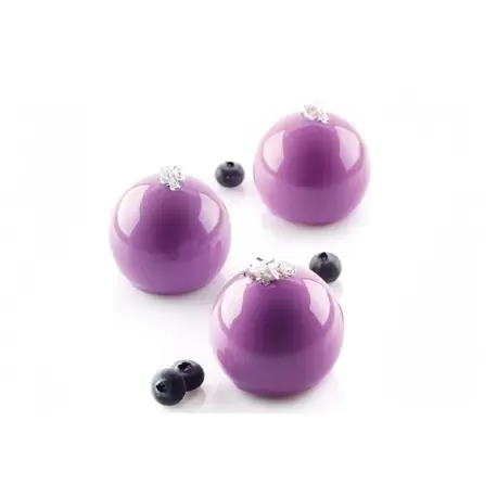 Silikomart Professional TRUFFLES 70 Silicone Truffles Spheres Mold -Ø 52 h 45 mm - 70ml - 8 Cavity