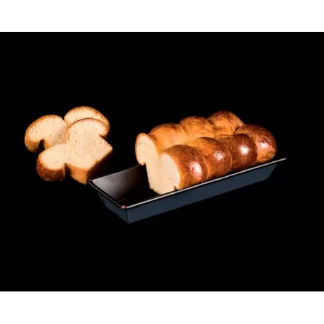 Matfer Bourgeat 332291 Matfer Bourgeat Exopan® Steel Non-Stick Rectangular Nanterre Flared Brioche Mold - L 9 7/8", W 3 1/3",...