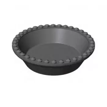 PAVONI Cookmatic Round Tart Shell Plates - ø 90 x 21 mm - 8 Cavity