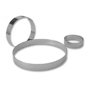 Matfer Bourgeat 371202 Entremets Ring Ø 5 1/2" - 1.38'' High (35mm) Entremet Rings - 1.38'' High (35mm)