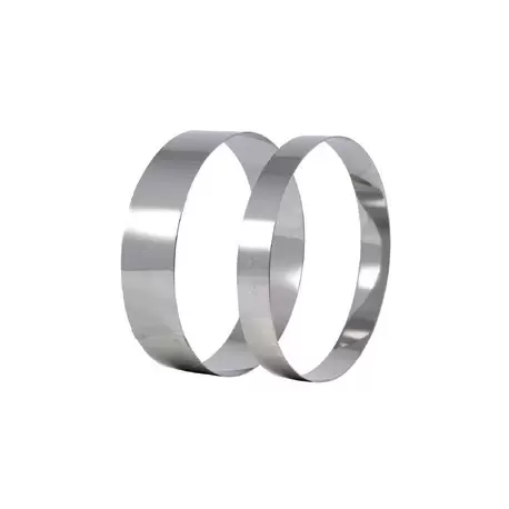 Matfer Bourgeat 371801 Ice Cream Or Cake Ring Ø 4 3/4" - 2 3/8'' High (60mm) Ice Cream Rings - 2 3/8'' -3'' High (60mm-75mm)