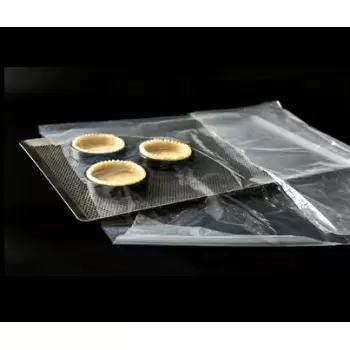 Clear Dough Sheet Pans PEBD Plastic Bags 550 x 780 mm - 35 Microns - 100 pcs