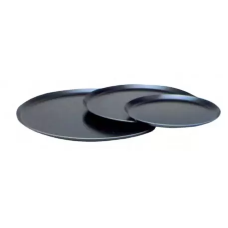 Pastry Chef's Boutique 11715 Round Blue Steel Pizza Baking Pans Ø 20 cm Sheet Pans & Extenders