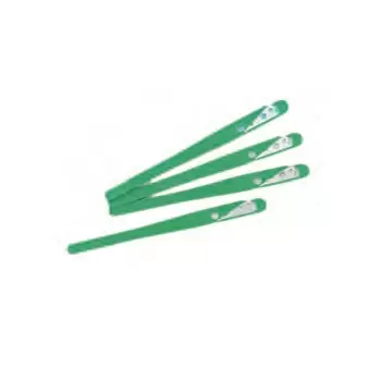 Pastry Chef's Boutique 1474 Baker's Blade Plastic Handle " Grignette Verte" - Pack of 10 Baker's Blade