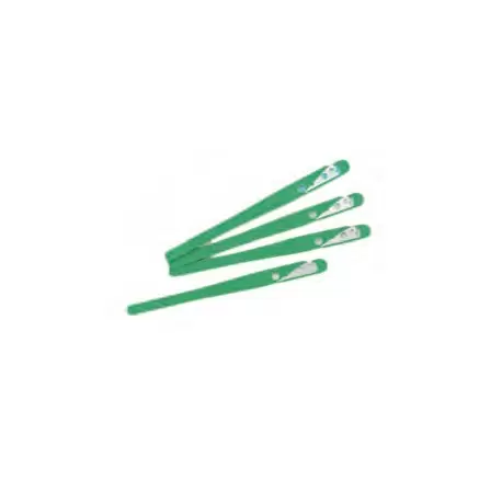 Pastry Chef's Boutique 1474 Baker's Blade Plastic Handle " Grignette Verte" - Pack of 10 Baker's Blade