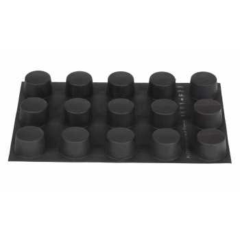 Sasa Demarle FP1601 Sasa Demarle Flexipan Origine - Jumbo Muffins Ø 3.22” (82 mm) Depth 2” (50 mm) - FP 1601 - 15 Indents - 1...