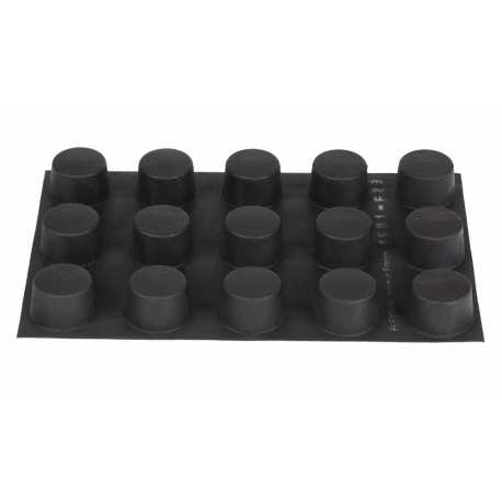 Sasa Demarle FP1601 Sasa Demarle Flexipan Origine - Jumbo Muffins Ø 3.22” (82 mm) Depth 2” (50 mm) - FP 1601 - 15 Indents - 1...