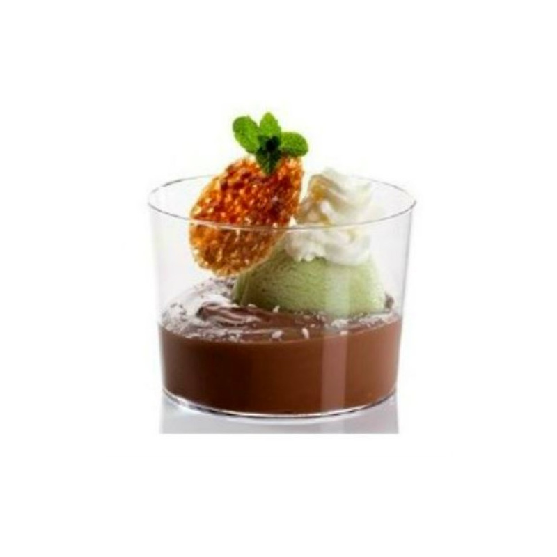 Dark Chocolate Gelée & Caramel Panna Cotta Verrine - Dessert By Candy