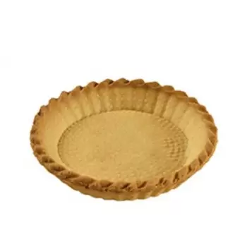 Pastry Chef's Boutique PCB772034 Sweet Tart Shell Fluted Butter Tartlet - 4.5" - 96 pces Sweet Pastry shells