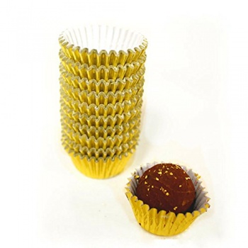 Glassine Truffle Cups - FOIL - Chocolate Man