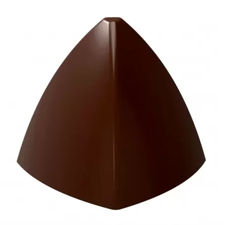 Polycarbonate Pyramid Chocolate Mold - 31 x 31 x 26.5 mm - 9.5 gr - 3x7 Cavity - 275x135x24mm