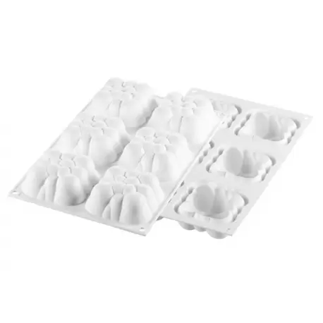 Silikomart CLOUD 120 Single Part Cloud Silicone Mold Set by Dynara Kasko - 71 x 71 x 34 mm